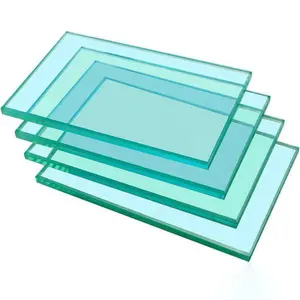 6 8 12mm de espesor fábrica de vidrio templado transparente