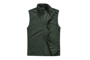 <span class=keywords><strong>Gilet</strong></span> et <span class=keywords><strong>veste</strong></span> sans manches en polaire pour homme KALAIBEN, coupe-vent, décontracté, fermeture éclair, manches longues, pour l'automne - Product Image 2