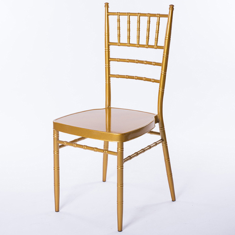 Роскошный металлический золотой свадебный стул Тиффани chiavari