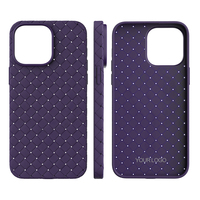 Étui de téléphone en TPU souple à motif tissé de luxe pour iPhone 16 15 14 13 11 Pro Max XR XS Max 7 8 Plus, coque arrière de protection antichoc