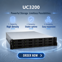 UC3200 Unified Controller 12 Bay Diskless 2U Rackmount IP SAN Dual Active Controller 10GbE High Availability Baru