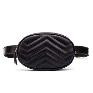 gürtel runde tasche Suppliers-New Bags für Women Pack Waist Bag Women Round Belt Bag Luxury Brand Leather Chest Handbag Beige New Fashion High Quality