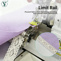 Guide réglable multi-usages pour machines surjeteuses |   Pièces de machine à coudre industrielle pour dentelle et ruban élastique
