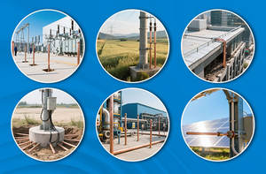 Barra di scarico in acciaio rivestita di rame trifase 132 KV protezione antifulmine ad alta tensione per messa a <span class=keywords><strong>terra</strong></span> <span class=keywords><strong>dimensioni</strong></span> personalizzabili - Product Image 6