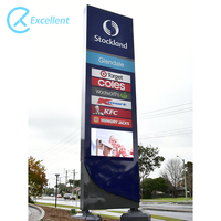 Chine Usine En Plein Air Grand 3D Parking Wayfinding Led Signalisation Route Guide Directionnel Panneau D'affichage Pylône signe