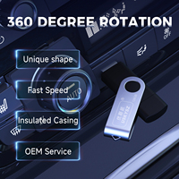 Clé USB rotative 16 Go pour vidéo, neuve