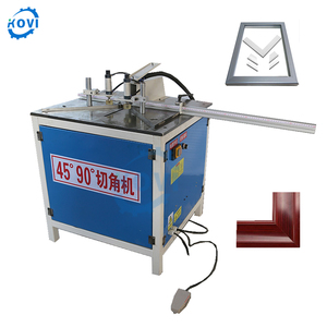 Automática 45 ángulo de 90 grados a nivel de la máquina de corte de aluminio marco de fotos madera precio de la máquina de corte - Product Image 1
