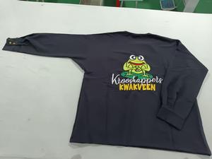 Tùy Chỉnh Thực hiện Cotton Dài Tay Unisex Làm Việc Quần Áo Áo Sơ Mi Màu Đen Top Bồi Bàn Đồng Phục Tùy Biến - Product Image 4