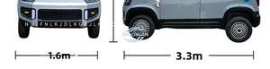 Vehículo Eléctrico Todoterreno Universal con Aire Acondicionado para Caminos Rurales - Product Image 3