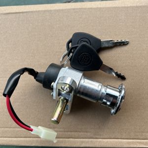 Contrôleur d'interrupteur à clé à trois lignes en gros pour véhicules électriques et cyclomoteurs Accessoire de verrouillage d'allumage de puissance en aluminium - Product Image 1