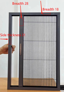 Mosquitera Magnética Personalizada de Alta Calidad, Económica, Ventilada, Plegable, Deslizante, para Ventana, Perfil de Aleación de Aluminio - Product Image 6
