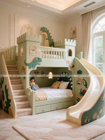 Lit Château de Princesse Deluxe, Mobilier de Chambre, Lit Cabane dans les Arbres, Lit Superposé, Lit Château Mignon et Rêveur
