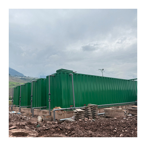 Sistema MBBR a Gran Escala, Planta de Tratamiento de Aguas Residuales MBR, Planta de Tratamiento de Aguas Residuales <span class=keywords><strong>Contenerizada</strong></span> de 40 pies para Mataderos de Aves, 20m3/h - Product Image 4