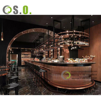 Canapé de bar moderne personnalisé Comptoir de bar en boîte de nuit Mobilier de bar design Table de magasin