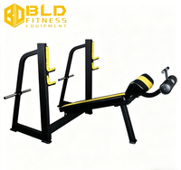 BLD Banc de musculation inclinable et pliable robuste – Station de musculation professionnelle portable unisexe pour intérieur
