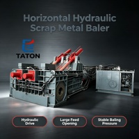 Presse à balles horizontale TANTONG Y81-1000 270kW pour ferraille avec moteur pour recyclage industriel, haute performance et économie d'énergie