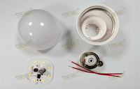 Ampoule LED E27 super lumineuse 5W 7W 9W 12W Lumière chaude Courant constant Source de plafonnier domestique Économie d'énergie Petite vis AC