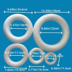 <span class=keywords><strong>Couronne</strong></span> <span class=keywords><strong>de</strong></span> Noël DIY moderne <span class=keywords><strong>en</strong></span> <span class=keywords><strong>polystyrène</strong></span> expansé, matériau brut <span class=keywords><strong>en</strong></span> <span class=keywords><strong>polystyrène</strong></span>, décoration intérieure, la plus populaire selon la technologie Neopoly - Product Image 4