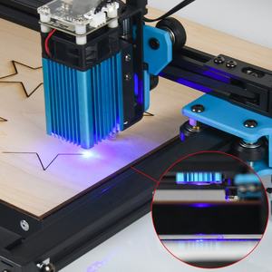 TTS-55 TTS-10 PRO 5.5W 10W 20W Machine de gravure Laser pour pierre de papier acrylique acier inoxydable 400*400MM pour la gravure - Product Image 5