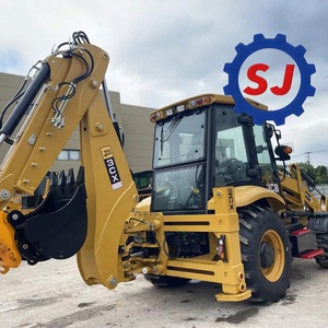 JCB 3CX Backhoe Loader <b>Used</b> Heavy Duty Construction Equipment Yellow With Attachments - Product Image 4