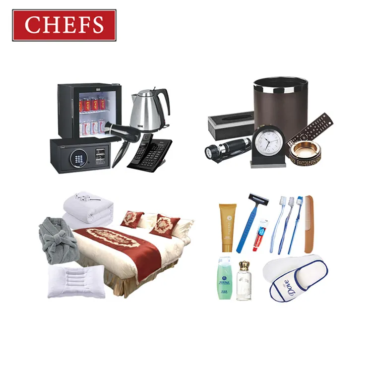 Luxury hotel amenities/Hotel guest room supplies equipment