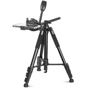 Trípode de cámara con cabeza fluida de 360 grados, soporte de trípode de foto profesional de aluminio de viaje ligero para anillo de luz de cámara <span class=keywords><strong>DSLR</strong></span> - Product Image 4