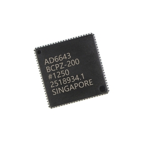 ชิ้นส่วนอิเล็กทรอนิกส์ใหม่และของแท้ วงจรรวม RF ไอซีและโมดูล LFCSP-64 AD6643BCPZ-200 - Product Image 1