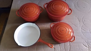 Ensemble d'ustensiles de cuisine en émail coloré 4 pièces de mode ménage personnalisé four hollandais en céramique fonte marmites et <span class=keywords><strong>casserole</strong></span> - Product Image 6