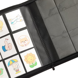 Modernqiu, venta al por mayor, 12 bolsillos, Toploader, carpeta de tarjetas a prueba de agua, álbum de fotos de cuero personalizado para colección de tarjetas de juego - Product Image 5