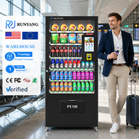 Distributeur automatique intelligent de boissons et de collations RUNYANG, personnalisé, pour l'extérieur, pour les aliments et les boissons