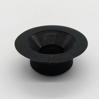 Crystal Paddle Stadium Pad Court Fasteners Conical Nylon Countersunk Washer Glass Gasket Transistor Gasket Black Finish M4 ID M8