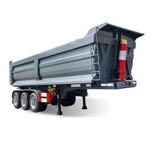 Venta Directa de Fábrica: Semirremolques Chinos con Capacidad de Carga de 30-80T, Semirremolque Volquete, Semirremolque con Plataforma Abatible en Forma de U - Product Image 3