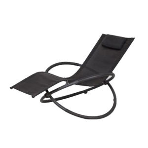 Silla Reclinable de Gravedad Cero para Exteriores, Playa, Jardín, Silla Mecedora, Tumbona - Product Image 1