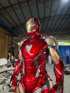 Estatua <span class=keywords><strong>de</strong></span> Iron Man Mark 85 <span class=keywords><strong>de</strong></span> Tamaño Real, Réplica <span class=keywords><strong>de</strong></span> Resina 1:1 del Accesorio Cinematográfico con Escultura <span class=keywords><strong>de</strong></span> Cabeza <span class=keywords><strong>de</strong></span> Tony Stark para Exhibición en Centros Comerciales y Colección - Product Image 6