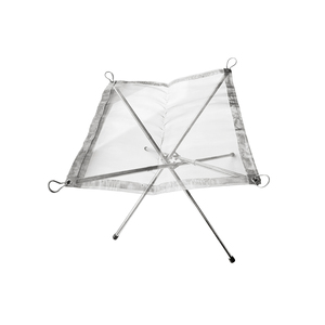 Portable 16.5inch Stainless Steel Mesh Bonfire Heating Wooden Stand Fire Pit with Storage Bag