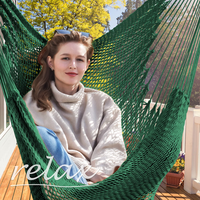 Fauteuil suspendu en macramé bohème pour intérieur avec pompon en perles, fauteuil suspendu pour chambre à coucher