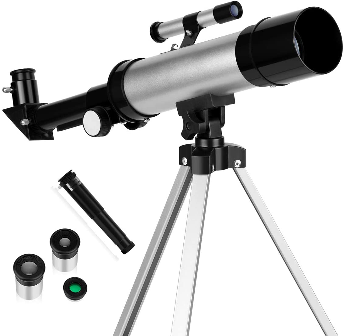 76mm Telescope for Kids Adults and Astronomers Beginners 360 Rotation Portable Telescope with Two Eyepieces 76mm Telescope for Kids Adults and Astronomers Beginners 360 Rotation Portable Telescope with Two Eyepieces