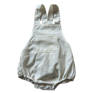 Детский летний комбинезон из льняного материала с регулируемой кнопкой - Product Image 5