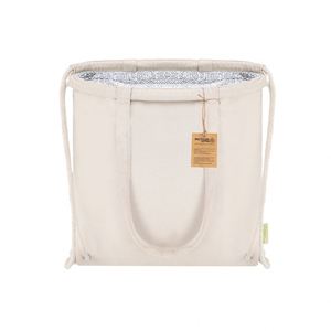 Nueva Bolsa de Lona Promocional con Cordón, Diseño Serigrafiado, 140g/m2 Algodón con Interior Reforzado de Aluminio - Product Image 3