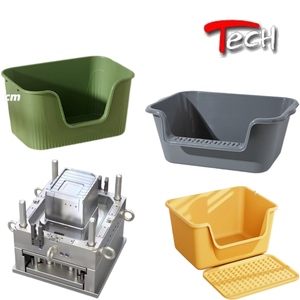 Vente chaude : Moule <span class=keywords><strong>d</strong></span>'injection en plastique ABS/PP sûr et facile à nettoyer pour les bacs à litière pour chats et animaux <span class=keywords><strong>de</strong></span> compagnie - Product Image 1