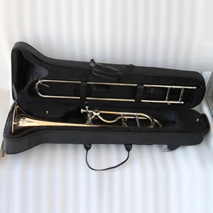 Trombone ténor haut de gamme Trombone professionnel laqué or Trombone ténor - Product Image 4