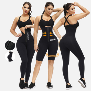 Pantaloni Yoga HEXIN a Vita Alta con 3 Ganci Regolabili, Leggings <span class=keywords><strong>Corsetto</strong></span> da Donna per Fitness, Taglie da XS a 3XL, Logo Personalizzabile, Tessuto per Abbigliamento Yoga - Product Image 3