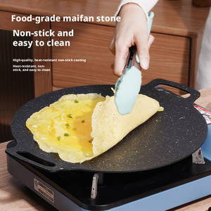 <span class=keywords><strong>Plaque</strong></span> de cuisson portable antiadhésive Teppanyaki pour barbecue coréen extérieur, compatible avec réchaud de camping au butane - Product Image 2