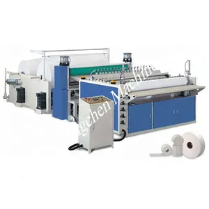 Rolo enorme de papel higiênico 1880mm 5t/d, máquinas de processamento/máquina de rebobinamento/máquina de corte de papel higiênico