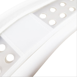Soporte cervical ajustable, transpirable, de color blanco, para protección del cuello, uso unisex para fitness - Product Image 2