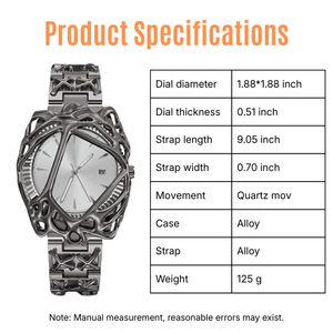 Orologi al quarzo con Logo personalizzato Y2K Vintage con quadrante di grandi dimensioni per uomini <span class=keywords><strong>Spider</strong></span> Web veleno alieno Design - Product Image 2