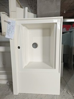 Évier de buanderie moderne en pierre écologique de 1,2 m avec planche à laver pour balcon extérieur et salle de bain
