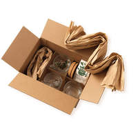 Eco-Friendly Biodegradable Folding Kraft Fanfold Paper Foldable Cushion Void Fill Paperboard Packaging