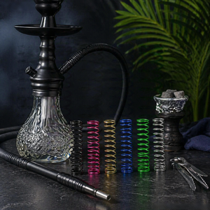 สปริงท่อฮุคก้าโลหะทนทาน ป้องกันการงอ ทำจากสแตนเลส ยืดหยุ่นได้ รองรับการใช้งาน ป้องกันการโค้งงอ คุณภาพสูง ยืดหยุ่นได้ดี - Product Image 6