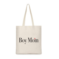 Sac fourre-tout en toile de coton semi-blanche naturelle anti-poussière imprimé avec logo personnalisé pour shopping